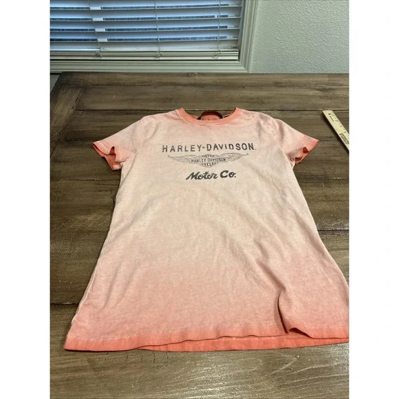 Harley-Davidson Shirt Womens XS PinkTrue Freedom Eagle Graphic - Picture 1 of 6